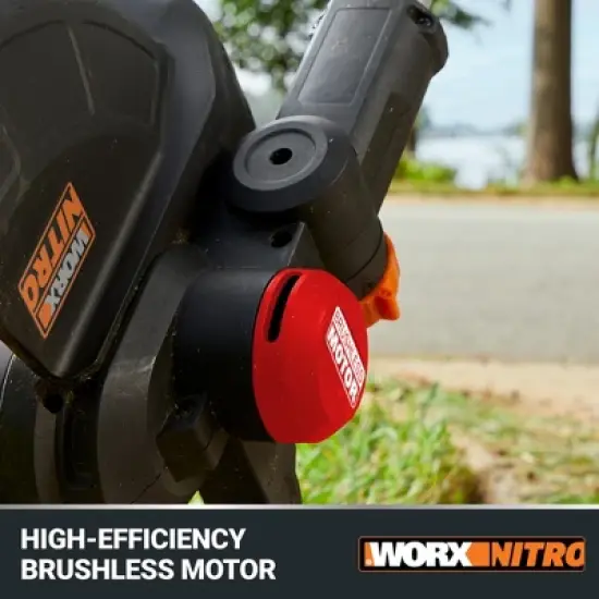 Worx Nitro WG173 20V Brushless 13&rdquo; Cordless String Trimmer (Battery & Charger Included) image {4}