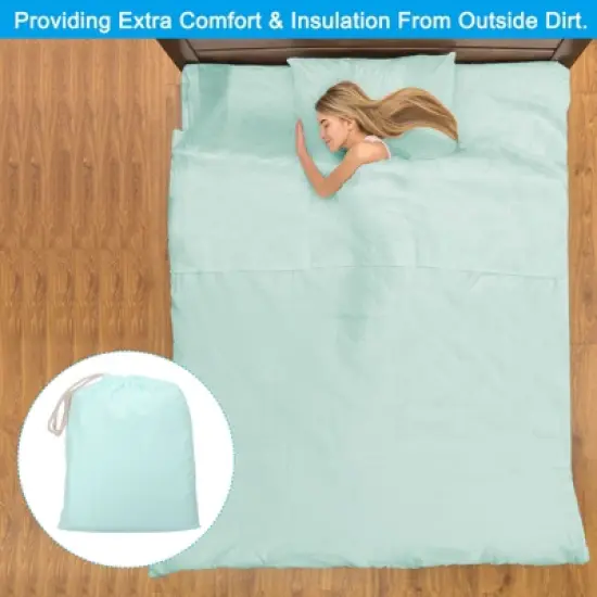 Unique Bargains Soft Lightweight Comfortable Travel Hotel Sleeping Bag Liner image {5}