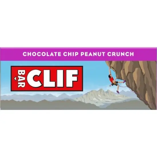 CLIF Bar Chocolate Chip Peanut Crunch Granola Protein Bar Made with Organic Oats - 11g Protein - 12oz/5pk image {8}