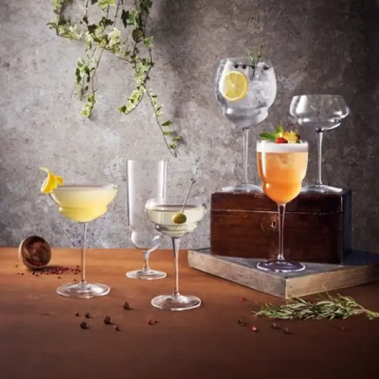 Luigi Bormioli Backdoor 20's DOF Whiskey Glasses - Set of 4, 15.25 Oz. Tumblers - Crafted in Italy with Ultra-Clear & Durable Lead-Free Crystal image {4}