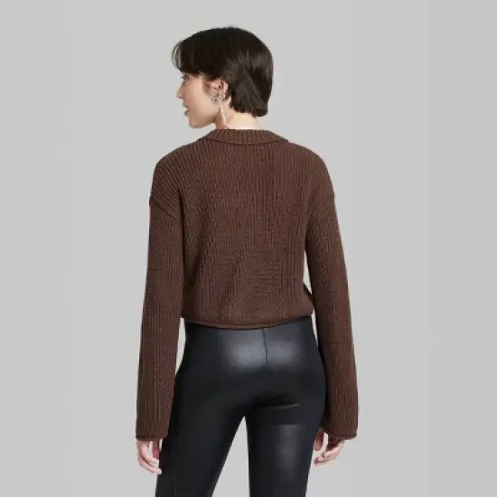 Women's Crewneck Boxy Pullover Sweater - Wild Fable&trade; image {2}