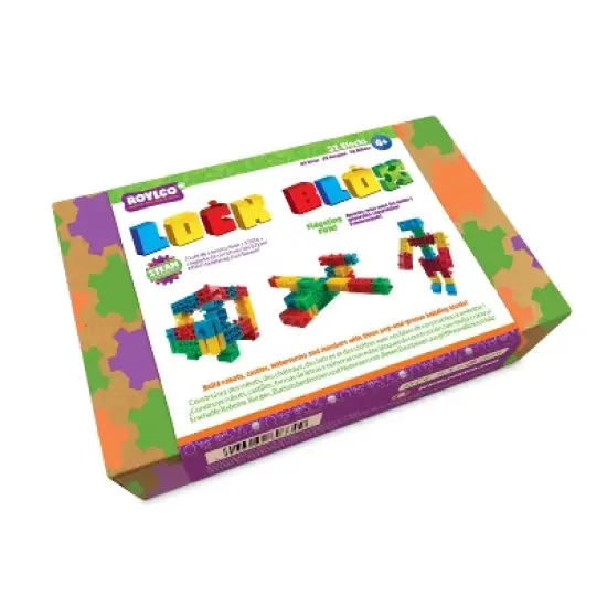 Roylco Lock Blox, 96 Pieces image {3}