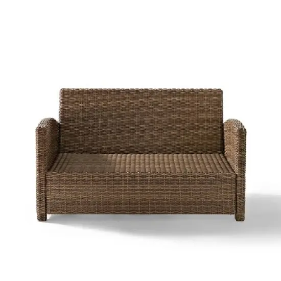 Bradenton Outdoor Wicker Loveseat - Crosley
 image {8}