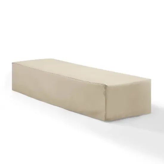 Crosley Outdoor Chaise Lounge Furniture Cover, Tan image {3}