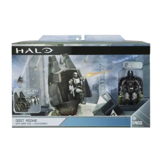 HALO ODST Rookie Action Figure with Drop Pod image {5}