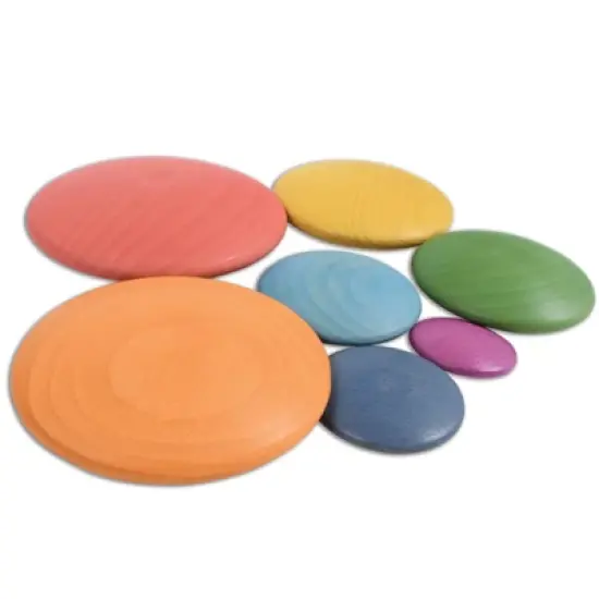 TickiT Rainbow Buttons, Set of 7 image {3}