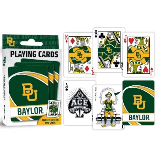 MasterPieces Officially Licensed NCAA Baylor Bears Playing Cards - 54 Card Deck for Adults image {3}