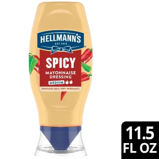 Hellmann's Spicy Mayonnaise Dressing  - 11.5 fl oz image {7}