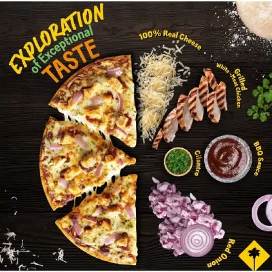 California Pizza Kitchen Thin Crust BBQ Recipe Chicken Frozen Pizza - 14.7oz image {2}