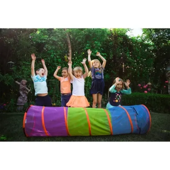 Pacific Play Tents Kids Institutional Mesh See Thru Play Tunnel 6 Ft image {5}