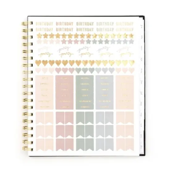 Sugar Paper Essentials 2025 Weekly/Monthly Planner 10.25"x8.875" Badge B: Adult Stationery, Twin-Wire Binding, Acid-Free image {4}
