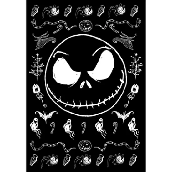 Men's The Nightmare Before Christmas Halloween Jack Skellington Sweater Print Sweatshirt image {1}