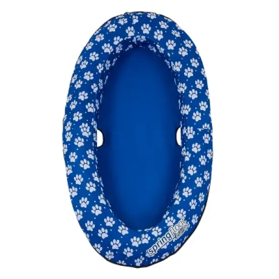 SwimWays Spring Float Paddle Paws Dog Pool Float - Small (0-65 lbs) image {3}