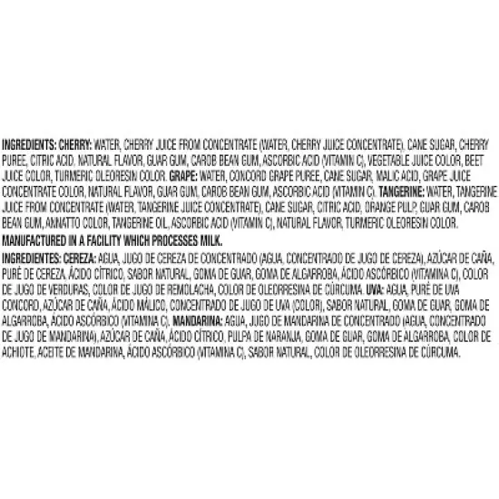 Outshine Cherry/Tangerine/Grape Frozen Fruit Bars - 18 fl oz/12ct image {5}