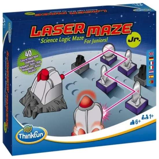ThinkFun Laser Maze Jr Game: Educational Board for Creative Thinking & Problem Solving, 1 Player image {1}