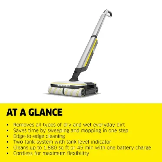 K&auml;rcher FC 7 Cordless Electric Floor Cleaner, Scrubber, Cordless Mop image {6}
