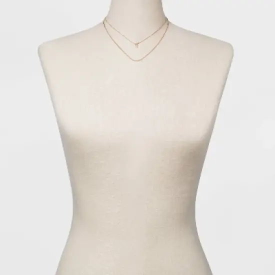 Delicate Layered Necklace - A New Day&trade; Gold image {1}
