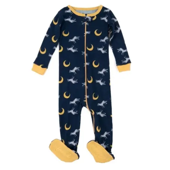 Leveret Footed Sleeper Cotton Boys Pajamas image {13}