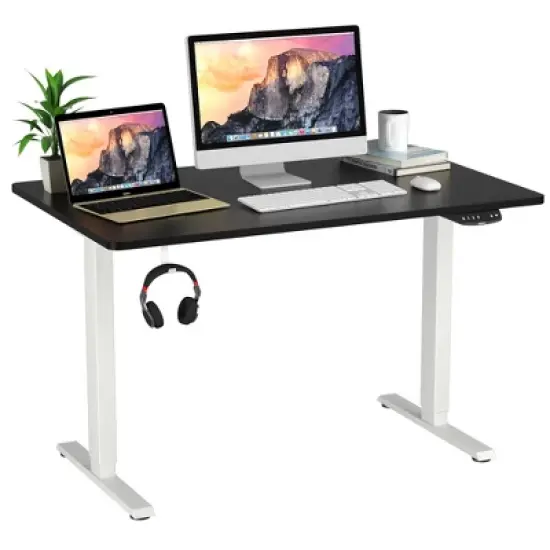 Costway Ergonomic  Electric Adjustable Standing up Desk Dual Motor w/ Controller image {11}