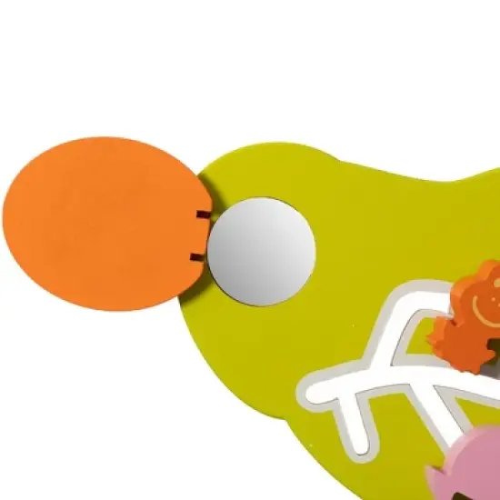 ShpilMaster Wooden Alligator Sensory Wall Mounted Learning Activity Center For Playroom, Nursery, Preschool, and Doctors' Office image {8}