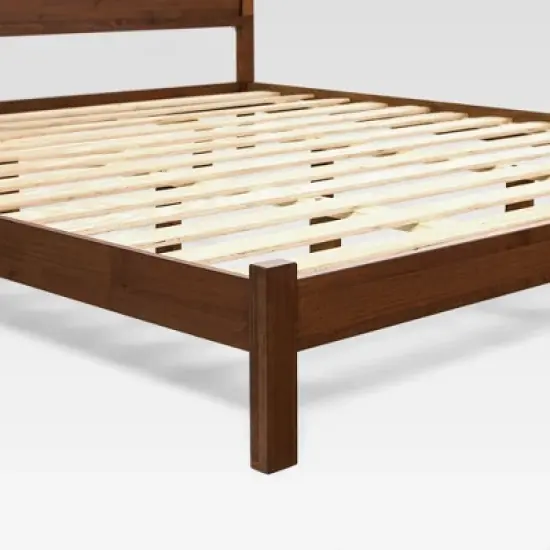 Saracina Home King Boho Arched Headboard Solid Pine Bed image {5}