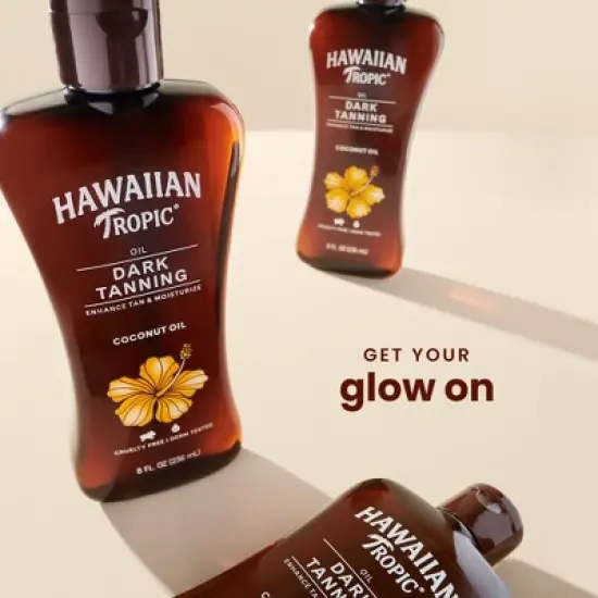 Hawaiian Tropic Dark Tanning Oil - 8oz image {2}