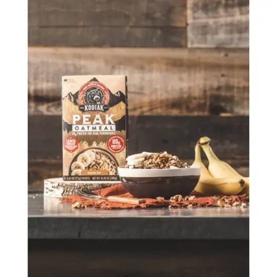Kodiak Cakes Peak Protein Packed Banana Nut Oatmeal - 12.58oz/4ct image {5}