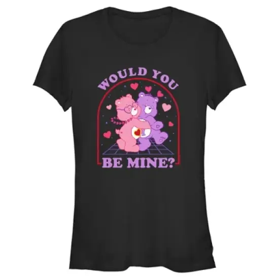 Junior's Care Bears Valentine's Day Love-a-Lot Bear and Share Bear Would You Be Mine T-Shirt image {3}
