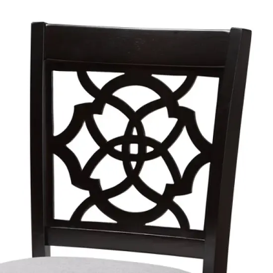 Set of 2 Alexandra Barstool - Baxton Studio image {3}