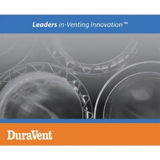 DuraVent DVL 6DVL-X8 Double Wall Interior Stove Pipe Increaser to Vent Smoke & Exhaust, 6 Inch Diameter to 8 Inch Diameter Connection, Black image {4}