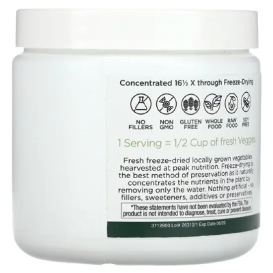 Eclectic Herb Veggie 10 Powder, 4.2 oz (120 g) image {2}