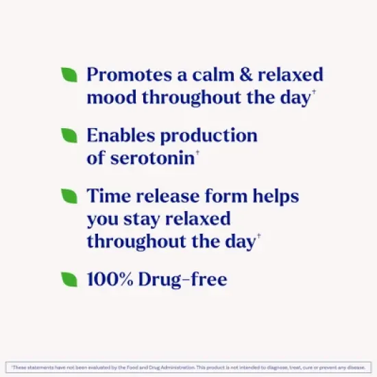 Natrol 5-HTP Mood & Stress 200mg Tablets - 30ct image {1}