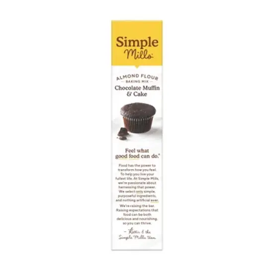 Simple Mills Gluten Free Chocolate Muffin & Cake Almond Flour Baking Mix - 11.2oz image {3}