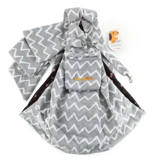 Furry Fido Adjustable Pocket Pet Sling - Chevron image {4}