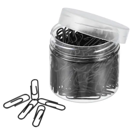 Unique Bargains Small Size Metal Prevent Tearing Pages Home Office Paper Clip 200 Pcs image {5}