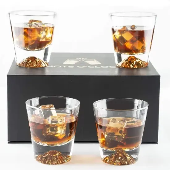 LEMONSODA Old Fashioned Whisky Tumbler Set of 4 - 10oz image {4}