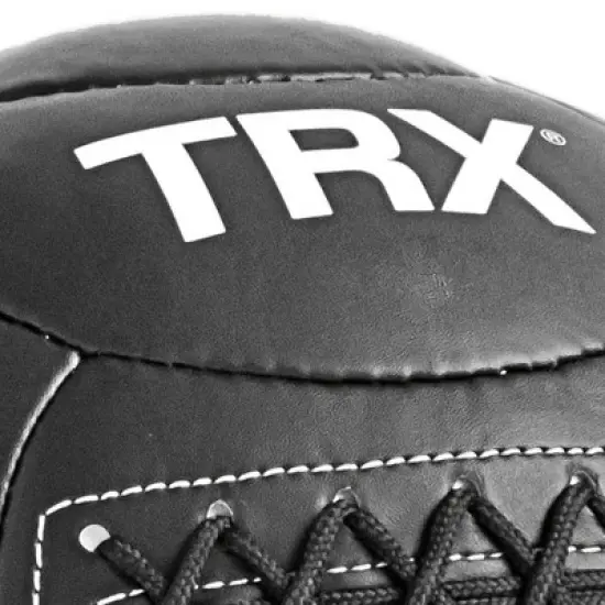 TRX 6 Pound Wall Ball Home Gym Strength Training Weighted Equipment with Non-Slip Exterior for Leveling Up Full Body Workouts, Black (14 Inch) image {1}