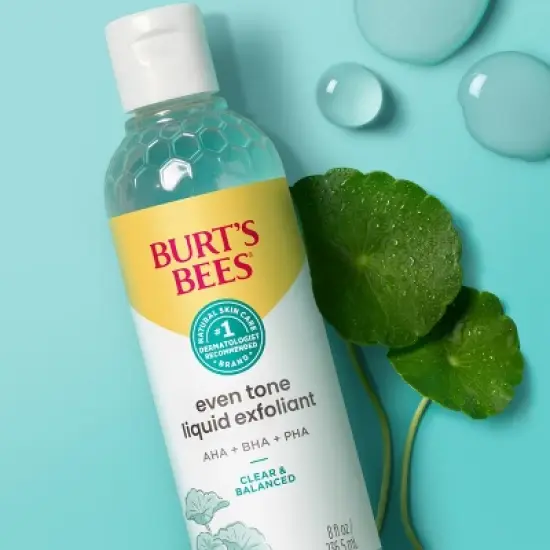 Burt&rsquo;s Bees Clear and Balanced Even Tone Liquid Face Exfoliator - 8 fl oz image {2}