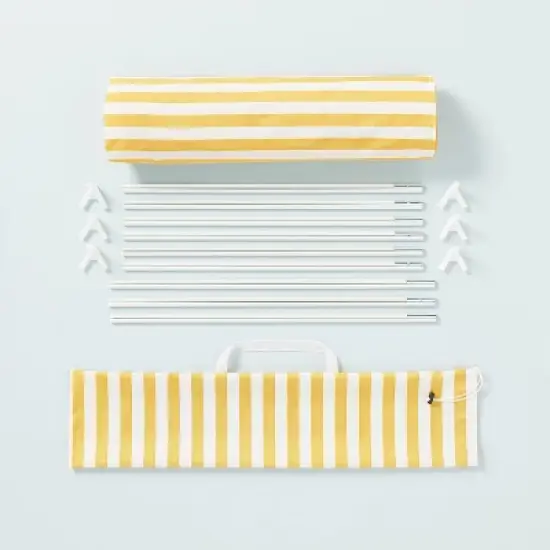 Kids' Stargazing Play Tent - Gold/Cream Stripes - Hearth & Hand&trade; with Magnolia image {2}