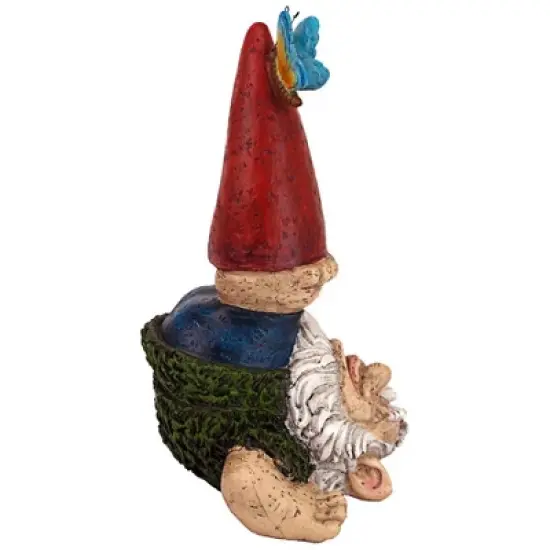 Design Toscano Topsy-Turvy Theo Garden Gnome Statue image {4}