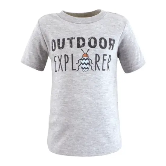 Hudson Baby Infant and Toddler Boy Short Sleeve T-Shirts, Solar System Shark image {5}