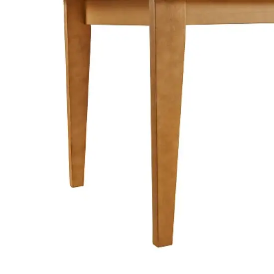 Alaterre Furniture Barton Eucalyptus Wood Rectangle Outdoor Dining Table image {5}