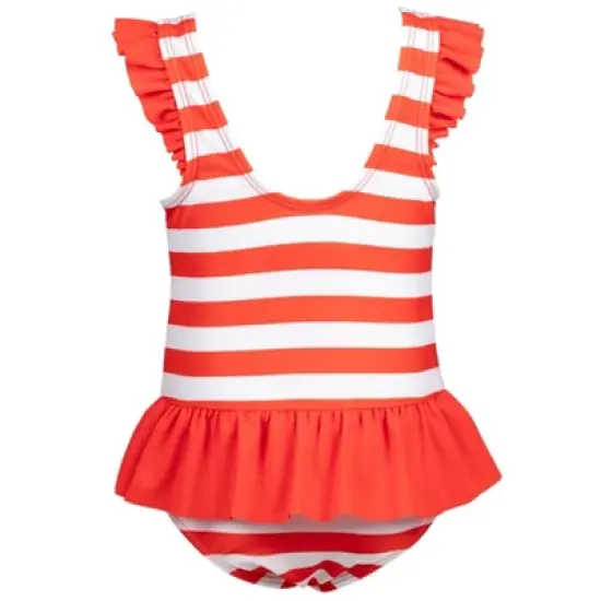 Sesame Street Elmo Girls One Piece Bathing Suit Toddler image {4}