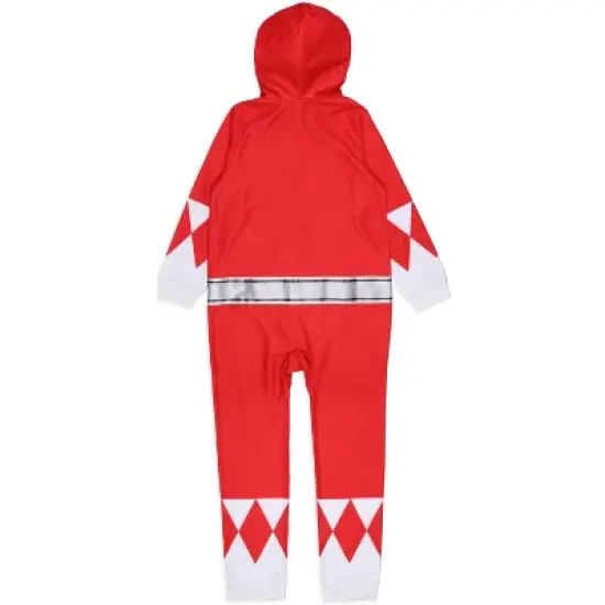 Power Rangers Boy's All Character Union Suit Costume Sleep Pajama Multicolored image {3}