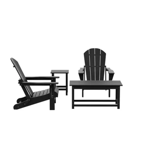 WestinTrends  4-Piece Outdoor Paio Adirondack Conversation Set image {13}