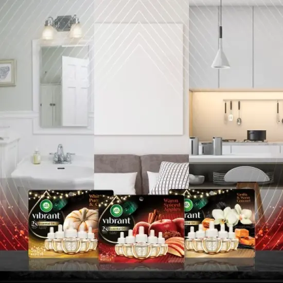 Air Wick Scented Oil Air Freshener Spiced Apples - 1.34 fl oz image {2}