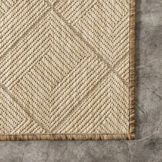 nuLOOM Ray Diamond Indoor/Outdoor Patio Area Rug image {4}
