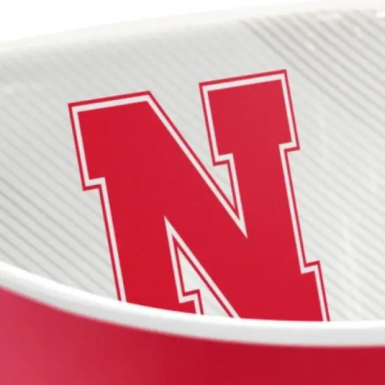NCAA Nebraska Cornhuskers Serving Bowl: Melamine Rounded Square, 15 Volume image {2}
