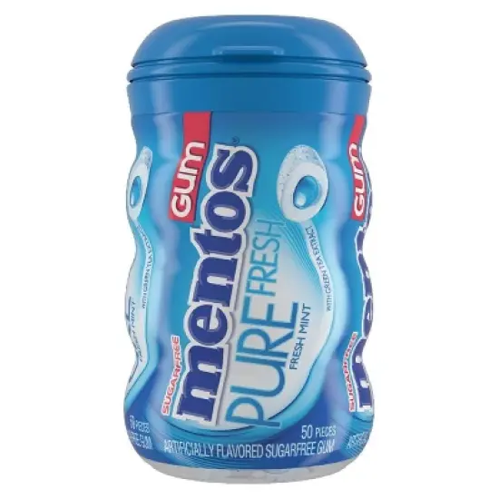 Mentos Fresh Mint Gum - 50ct image {1}