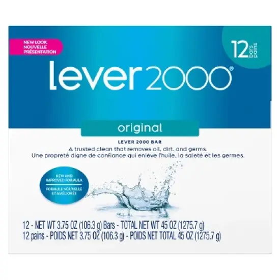 Lever 2000 Original Scent Bar Soap - Scented - 3.75oz/12pk image {7}
